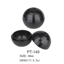 Ball Style Plastic Cosmetic Pot